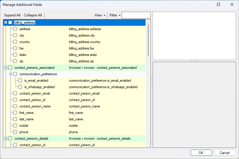 SSIS REST Zoho Inventory Source - More Fields